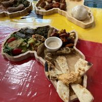 Vegan pyramid platter   at Yagg Sii Tenn Authentic African Cuisine in Apex