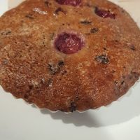Vegan cherry and chocolate cookie at Flour Bakery and Cafe - Fort Point in Boston