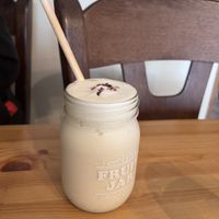 Banana smoothie   at Big Apple  in Hiroshima