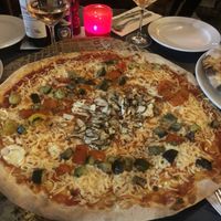 VEGAN VEGETABLE PIZZA  at L'Osteria in Prague