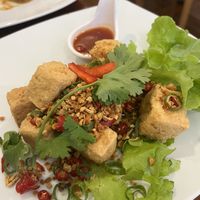 Salt and pepper tofu  at Thai Pothong in Newtown