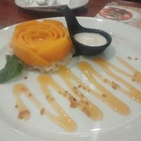 Mango sticky rice at Thai Pothong in Newtown