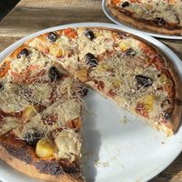 Pizza of the week: pineapple and olives  at NOAH in Mainz