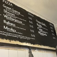 Menu  at NOAH in Mainz