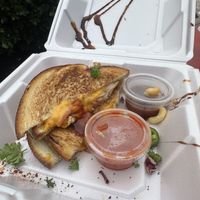 Vegan disco (an errant macaroni)  at Grilled Cheese Gallery in Provincetown