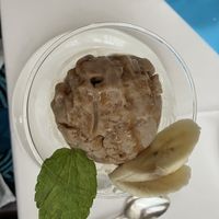 Vegan Banana Sorbet  at Commander's Palace in New Orleans