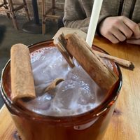 Hazelnut horchata  at Hi Flora! in Minneapolis