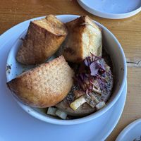 Cashew hemp seed cheese with sourdough - incredible!  at Hi Flora! in Minneapolis