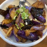 Eggplant with garlic sauce   at Northern Cafe in El Segundo