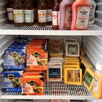 Vegan cheese and butter options   at Arka Bahçe Veganarya in Istanbul