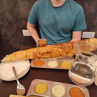XL dosa at Madhras Dosa in Glasgow