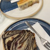 Apricot-pistachio carrot cake and Babka  at Ohana in Budapest