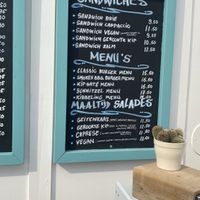 Vegan sandwich  at Strandpavillon De Zeespiegel in Noordwijk