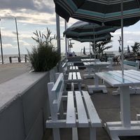 Terrace  at Strandpavillon De Zeespiegel in Noordwijk