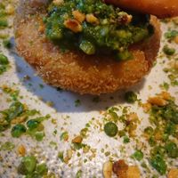 Coconut and corn tikki at Trishna in London