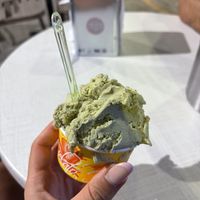 Vegan pistacchio!!   at Heladería E'Gelato in Ronda