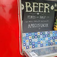 Drinks at Amigos Burritos in Llanberis