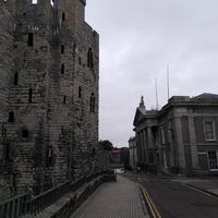 Right opposite the castle at The Old Courthouse in Caernarfon