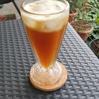 Papelón con limón (Venezuelan drink) at Imenü in Escazu