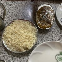 Lentils, chickpeas and kidney beans, all together at Manhar in Mathura