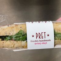 Avocado and olive sandwich from Pret A Manger, Edinburgh Airport   at EDI - Prêt A Manger in Edinburgh