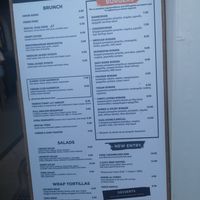 Vegan burger available on menu with an asterisks for burgers that can be made Vegan at Olea in Corfu