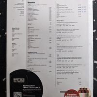 Menu - drinks at The Source in Berlin