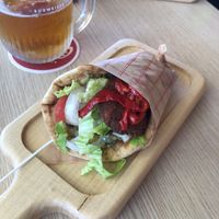   at Papu Gyros in Ksamil