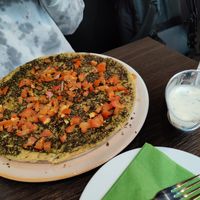 Pizza Mankousheh at Koriander in Coburg