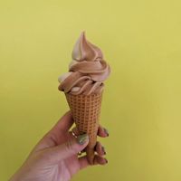 Nut based chocolate mixed with dairy vanilla   at Follow The Swirl Ice Cream in Margate