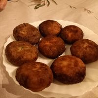 Vegetable balls at To Paradosiako Kafeneio  in Euboea