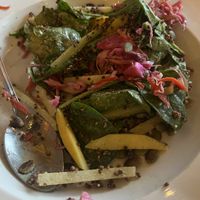 Zentli salad (partially eaten, oops!)  at Zentli in Evanston