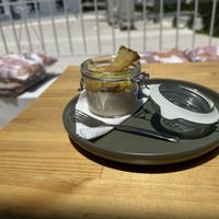 Coconut desert  at T Veg  in Rhodes