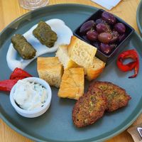 Mixture of appetizers at T Veg  in Rhodes