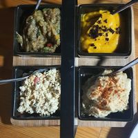 Big recommendation (dips) at T Veg  in Rhodes