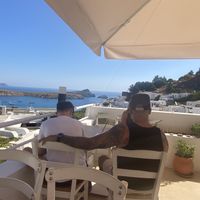 View from roof terrace   at T Veg  in Rhodes