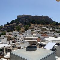 View from the rooftop   at T Veg  in Rhodes