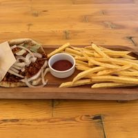 Pita gyros   at T Veg  in Rhodes