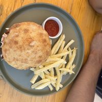 Mushroom burger   at T Veg  in Rhodes