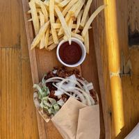 The pita gyros   at T Veg  in Rhodes