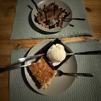 Orange cake and chocolate mousse   at T Veg  in Rhodes