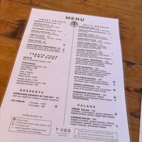 menu (foods) at T Veg  in Rhodes