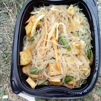 Tofu pansit bihon (rice noodles) at Sizzling Filipino BBQ in Joensuu