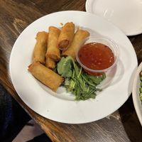 Warm Vegetable Spring Rolls  at Lakehouse in Wasagaming