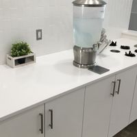 Complimentary lemon water at Hawaii Poke Bowl in Eden Prairie