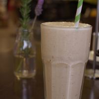 Salted Caramel Smoothie at Wray Organic Market & Cafe in Toowoomba