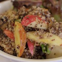 Quinoa salad at Wray Organic Market & Cafe in Toowoomba