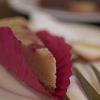 Lemon cheesecake at Wray Organic Market & Cafe in Toowoomba