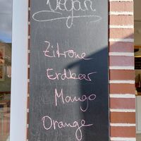 Clear indication at the entrance at Eisperle in Salzhausen