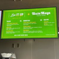 Menu   at AUS - Lick it Up in Austin